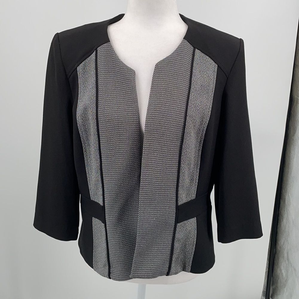 Studio One Open Front Blazer Black size 12